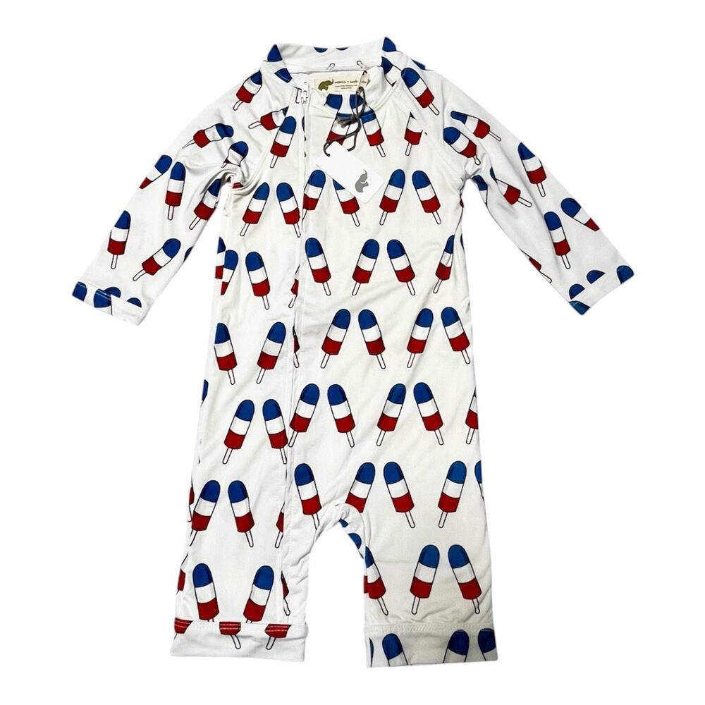 NWT Monica + Andy Rash Guard Swim Suit Size 12-18m
